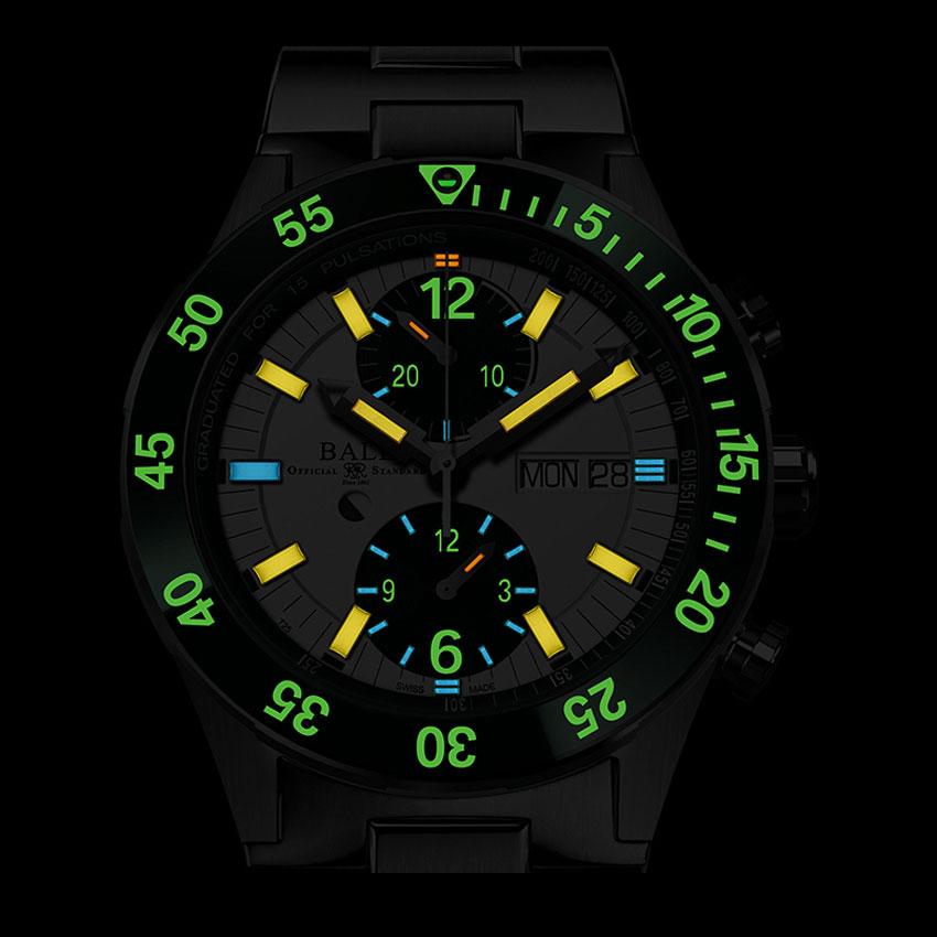 正規品 ボールウォッチ 時計 RESCUE CHRONOGRAPH レスキュー クロノグラフ ロードマスター 腕時計 メンズ BALL Watch グリーン/メタルブレス | BALL Watch | 02