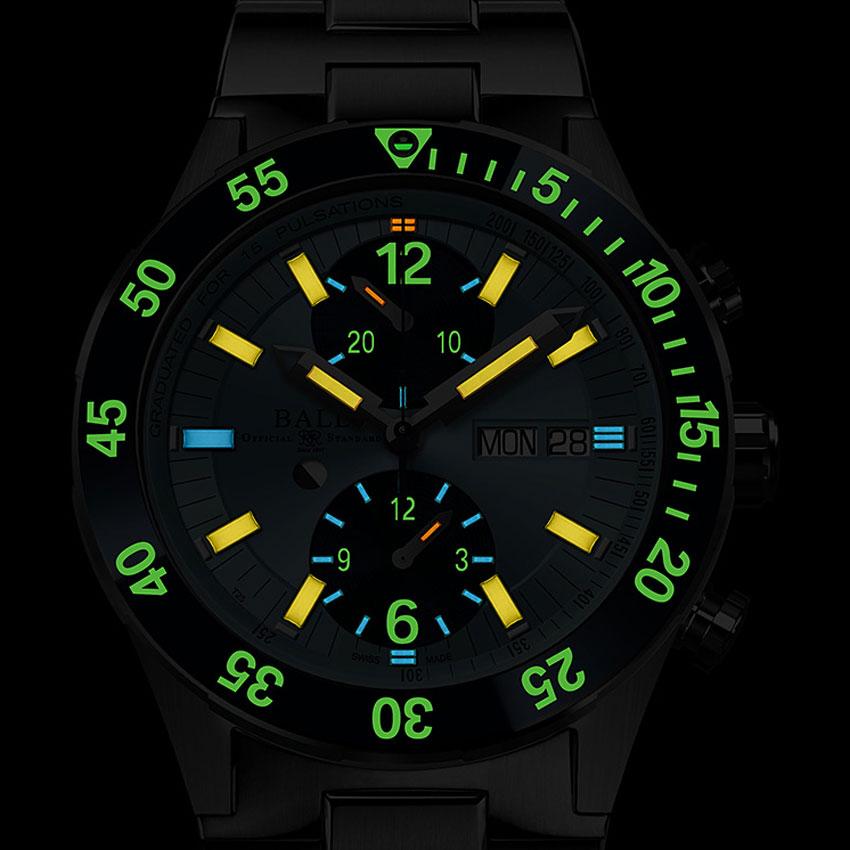 正規品 ボールウォッチ 時計 RESCUE CHRONOGRAPH レスキュー クロノグラフ ロードマスター 腕時計 メンズ BALL Watch アイスブルー・ブルー/メタルブレス | BALL Watch | 02