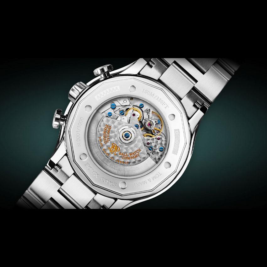 正規品 ボールウォッチ 時計 RESCUE CHRONOGRAPH レスキュー クロノグラフ ロードマスター 腕時計 メンズ BALL Watch アイスブルー・ブルー/メタルブレス | BALL Watch | 04