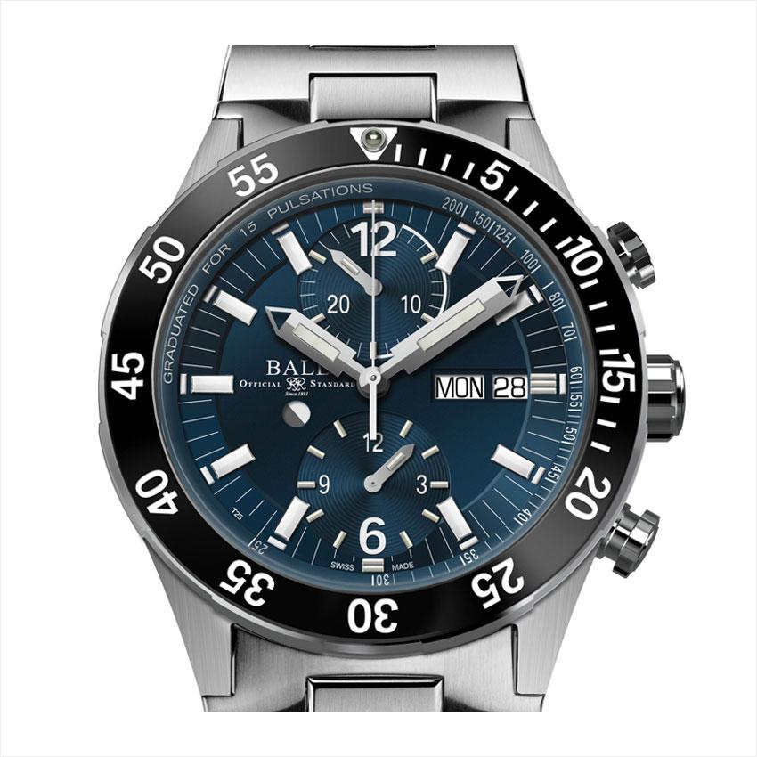 正規品 ボールウォッチ 時計 RESCUE CHRONOGRAPH レスキュー クロノグラフ ロードマスター 腕時計 メンズ BALL Watch ブルー/メタルブレス | BALL Watch | 01