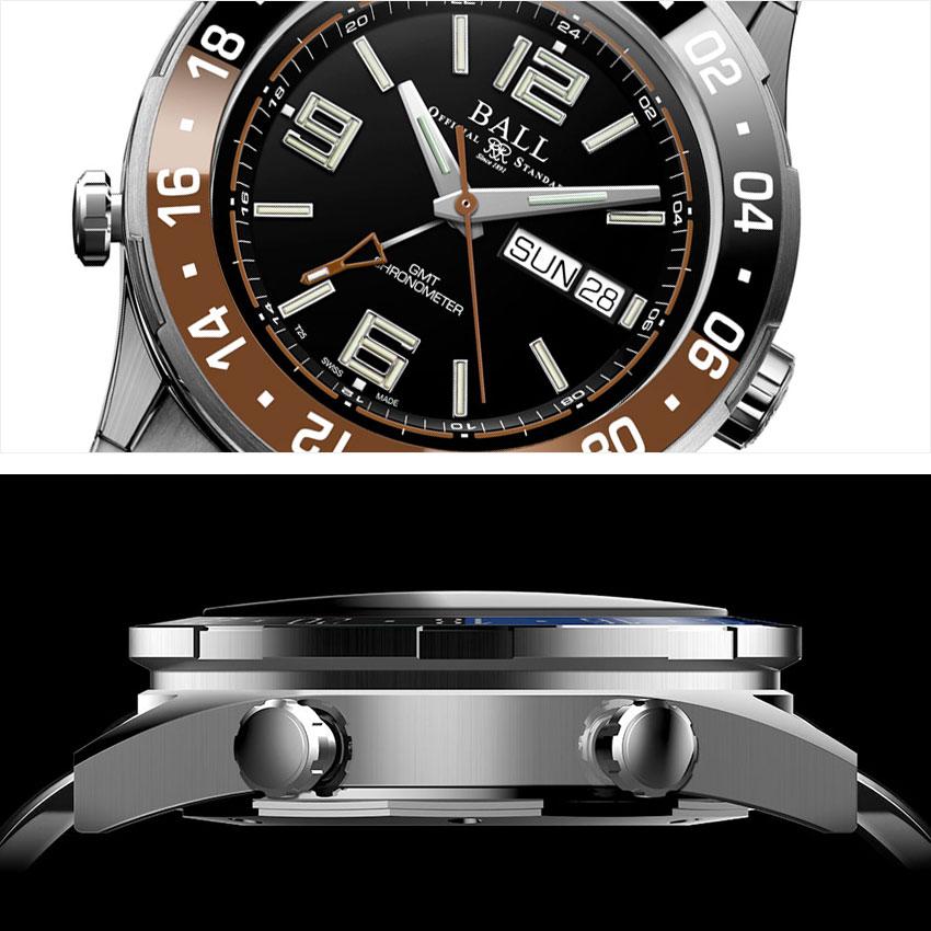 正規品 ボールウォッチ 時計 MARINE GMT マリンGM ロードマスター 腕時計 メンズ BALL Watch グリーン/ブラック メタルブレス | BALL Watch | 03
