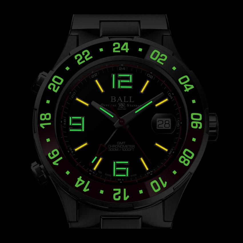 正規品 ボールウォッチ 時計 PILOT GMT パイロットGMT ロードマスター 腕時計 メンズ BALL Watch ブラック/黒赤/メタルブレス | BALL Watch | 02