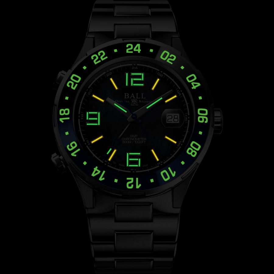 正規品 ボールウォッチ 時計 PILOT GMT パイロットGMT （日本限定100本）ロードマスター 腕時計 メンズ BALL Watch ブラック/黒青/メタルブレス | BALL Watch | 02
