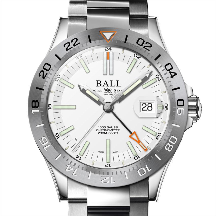 正規品 ボールウォッチ 時計 アウトライアーOutlier エンジニアIII 腕時計 メンズ BALL Watch ホワイト・シルバー／メタルブレス｜venire｜02