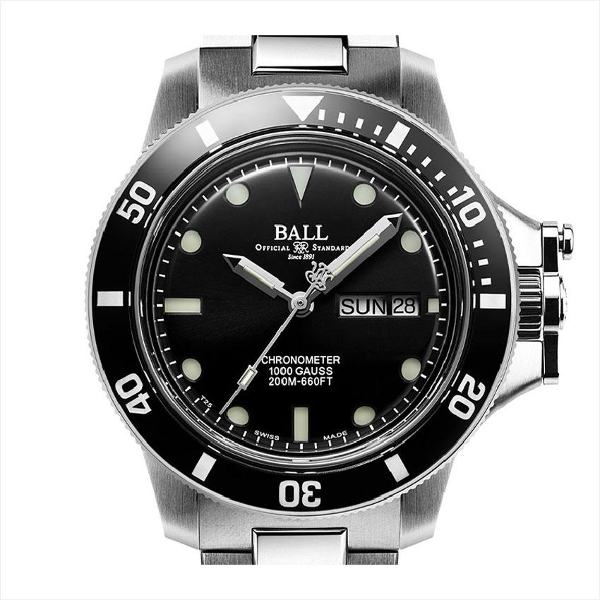ボールウォッチ 時計 ORIGINAL オリジナル エンジニア ハイドロカーボン 腕時計 メンズ BALL Watch BLACK ブラック／メタルブレス | BALL Watch | 01