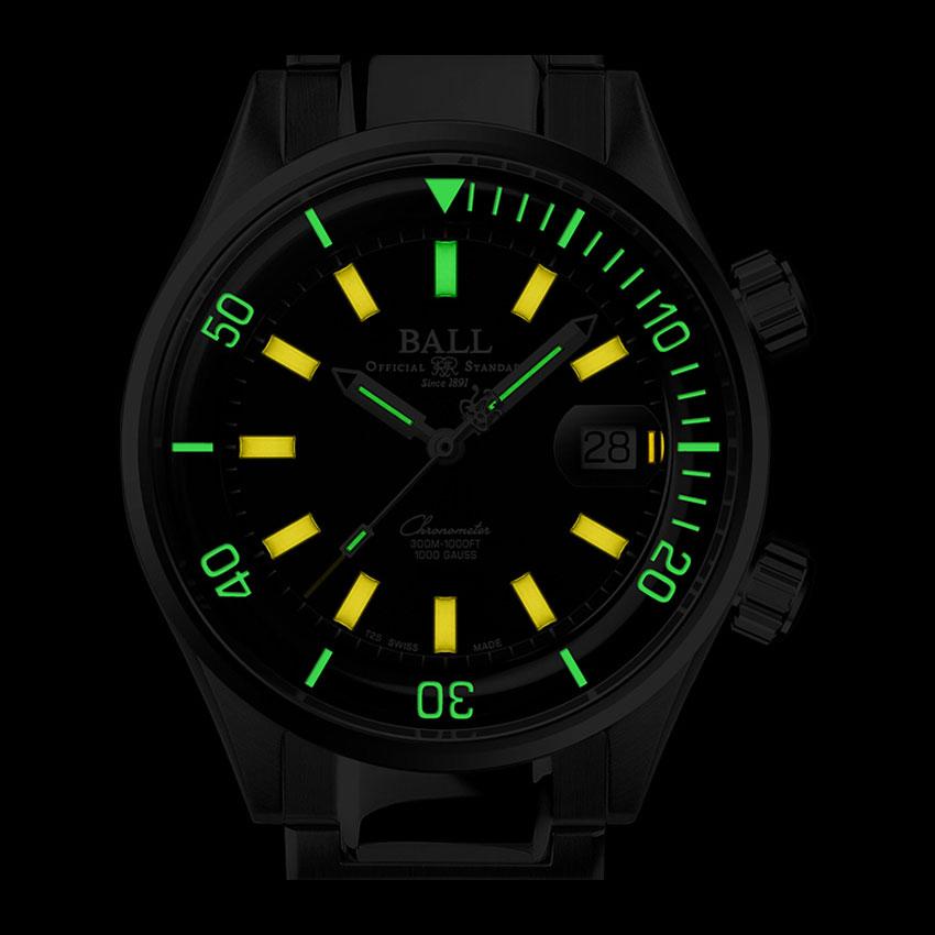 正規品 ボールウォッチ 時計 Diver Chronometer ダイバークロノメーター エンジニアマスター 腕時計 メンズ BALL Watch ブラック/メタルブレス | BALL Watch | 02
