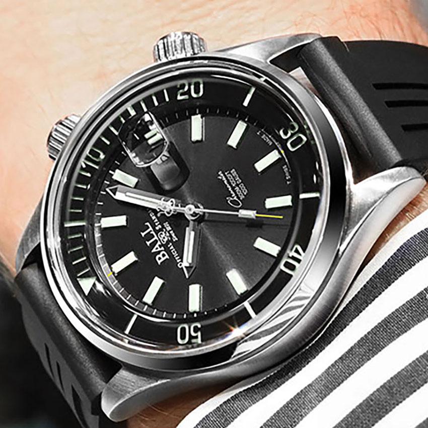 正規品 ボールウォッチ 時計 Diver Chronometer ダイバークロノメーター エンジニアマスター 腕時計 メンズ BALL Watch ブラック/メタルブレス | BALL Watch | 04