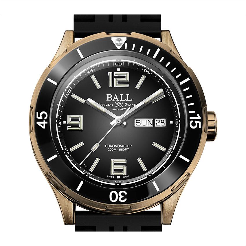 正規品 ボールウォッチ 時計 Archangel Bronze アークエンジェル ブロンズ 腕時計 メンズ BALL Watch ブラック/ラバー | BALL Watch | 01