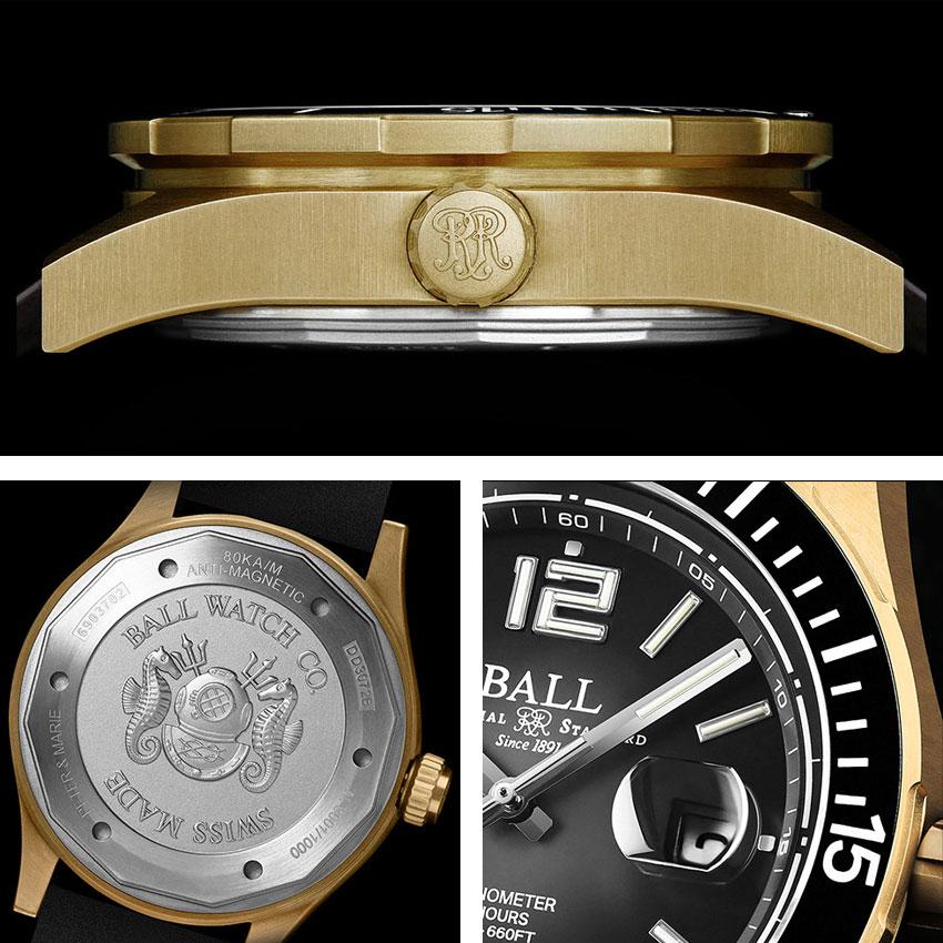 正規品 ボールウォッチ 時計 Archangel Bronze アークエンジェル ブロンズ 腕時計 メンズ BALL Watch ブラック/ラバー | BALL Watch | 03