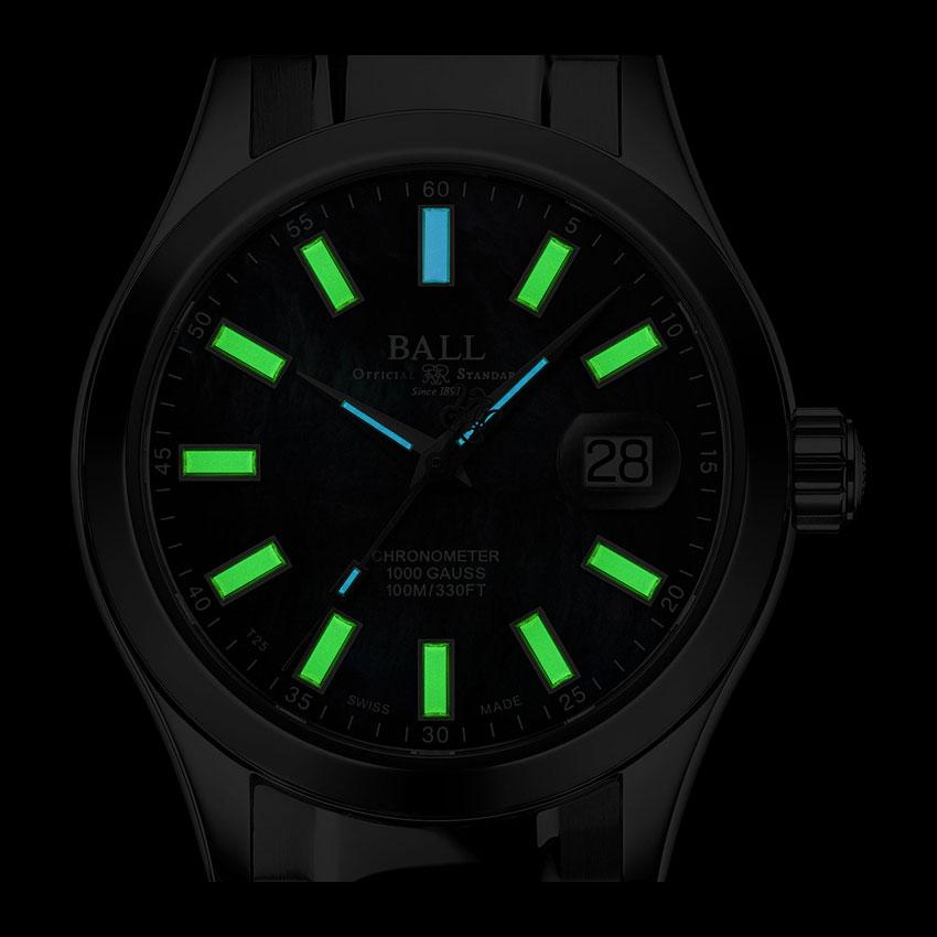 ボールウォッチ 時計 MARVELIGHT CHRONOMETER マーベライト クロノメーター エンジニア 腕時計 メンズ BALL Watch MOPブラック／メタルブレス | BALL Watch | 02