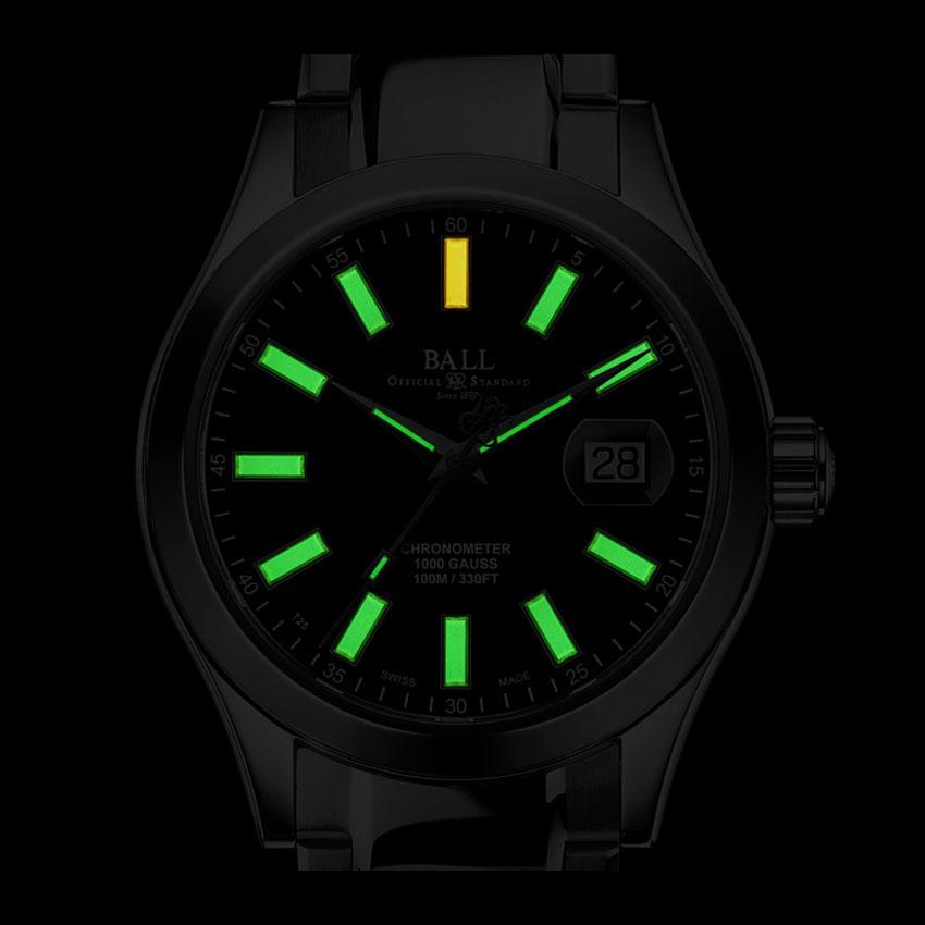 ボールウォッチ 時計 MARVELIGHT CHRONOMETER マーベライト クロノメーター エンジニア 腕時計 メンズ BALL Watch グリーン／メタルブレス | BALL Watch | 02