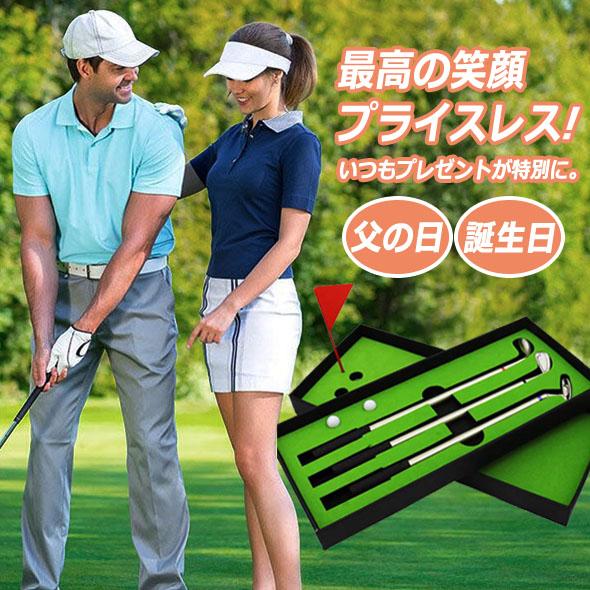 ゴルフ クラブ アイアン ドライバー パター ボールペン セット