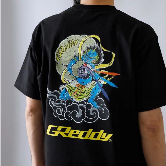 TRUST（トラスト） 個人宅発送可能 GReddy 風神 Tシャツ ブラック 黒 L 