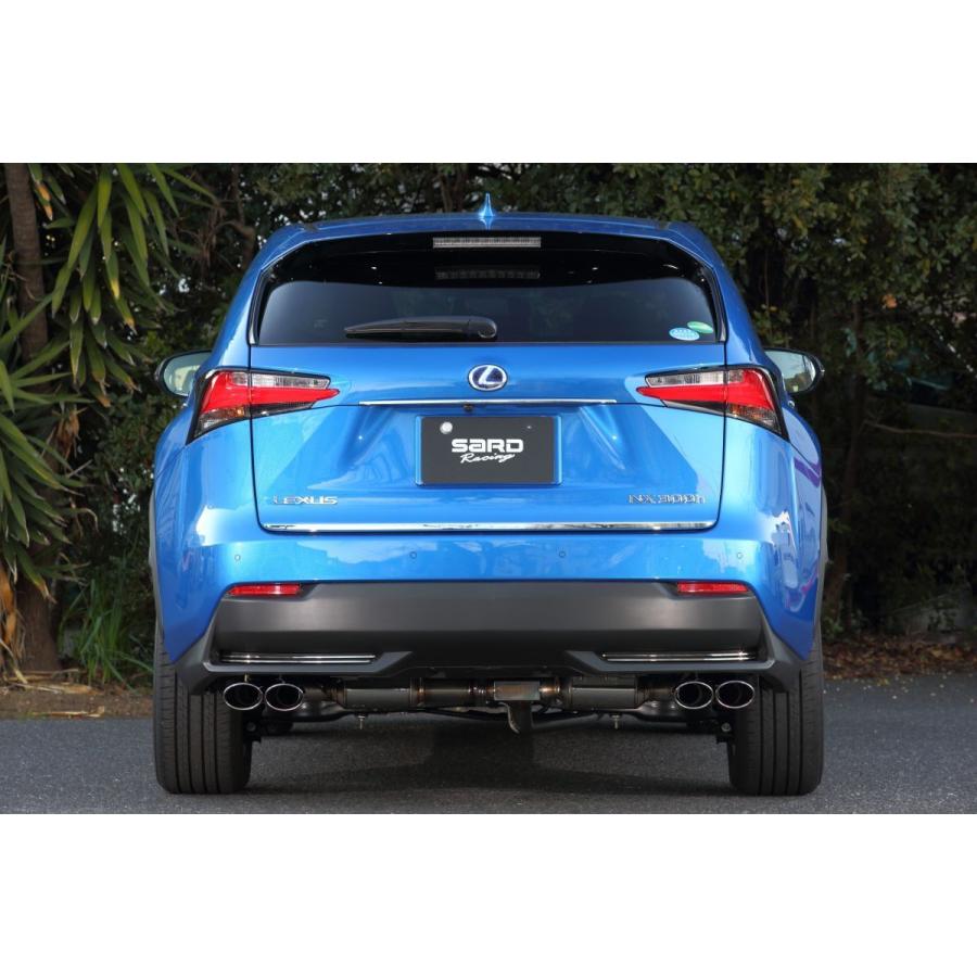 レクサスNX　10系　SARD ステンレス デュアルテールパイプマフラー レクサスNX 10系 SARD ステンレス デュアルテールパイプマフラー