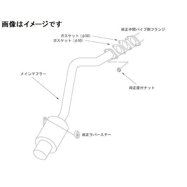 自動車関連業者直送限定 HKS ハイパワー409 マフラー DAIHATSU ムーヴ