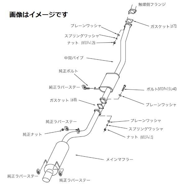 HKS 個人宅発送可能 ハイパワー409 マフラー NISSAN 180SX (K