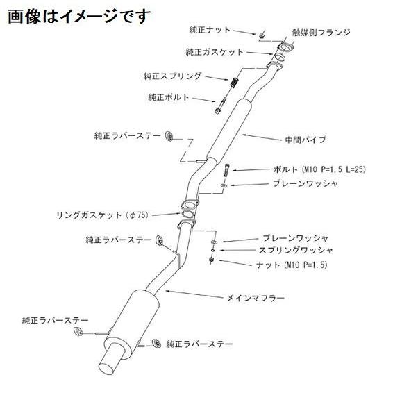 HKS 自動車関連業者直送限定 サイレントハイパワー マフラー TYPE-S 