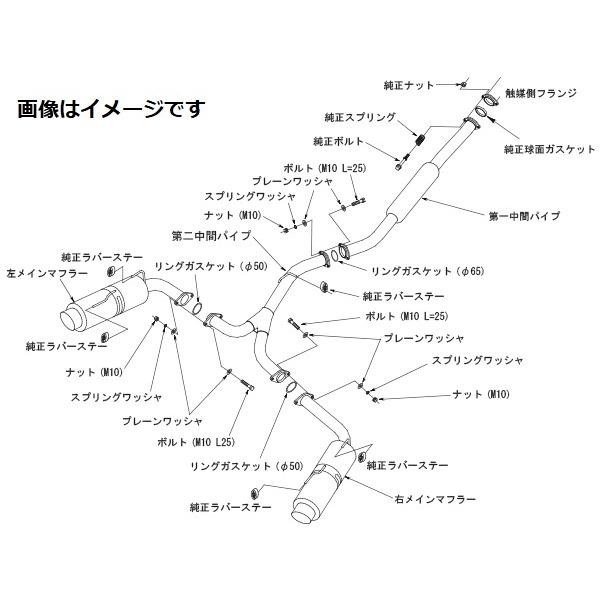HKS 個人宅発送可能 ハイパワースペックL2 マフラー SUBARU 