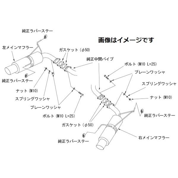 HKS 個人宅発送可能 ハイパワースペック L2 マフラー SUBARU スバル 