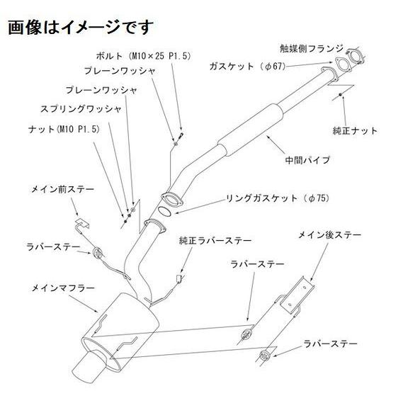 HKS 自動車関連業者直送限定 スーパーターボ マフラー ミツビシ 