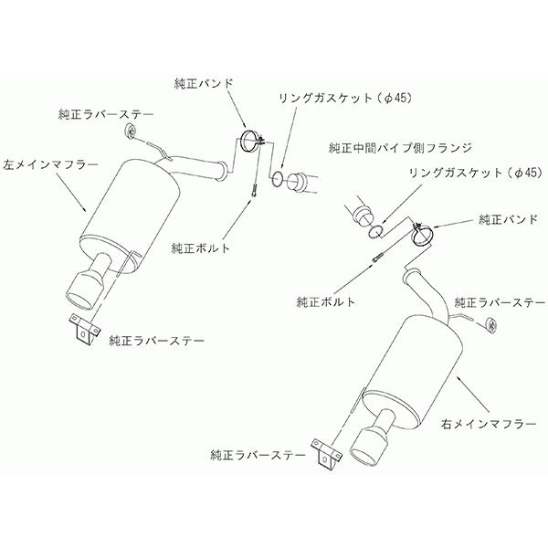 HKS 個人宅発送可能 リーガマックスプレミアム マフラー NISSAN