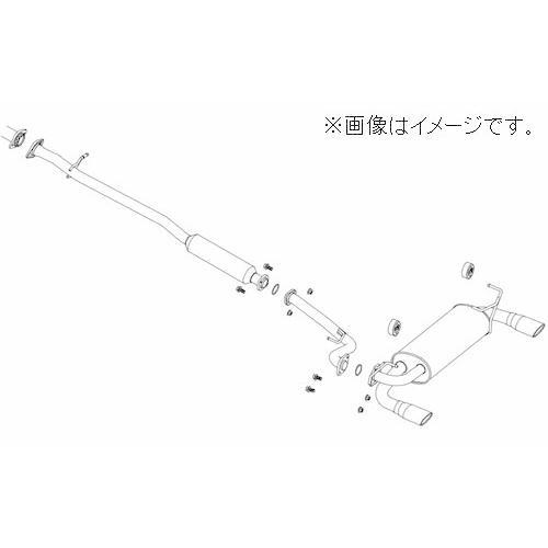 個人宅発送 フジツボ マフラー A-S シリーズ NISSAN NJ10・KNJ10 デュアリス 4WD【受注生産品/BG加工可能】(360-17411)の画像