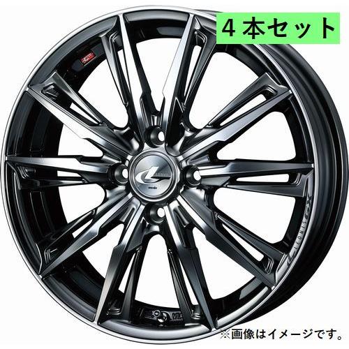 ウェッズレオニス　17インチPCD100 5穴 バリ山　4本セット　専用ナット付 WEDS（ウェッズ） 個人宅発送可能 ウエッズ Weds 17X6.5J +50 4穴