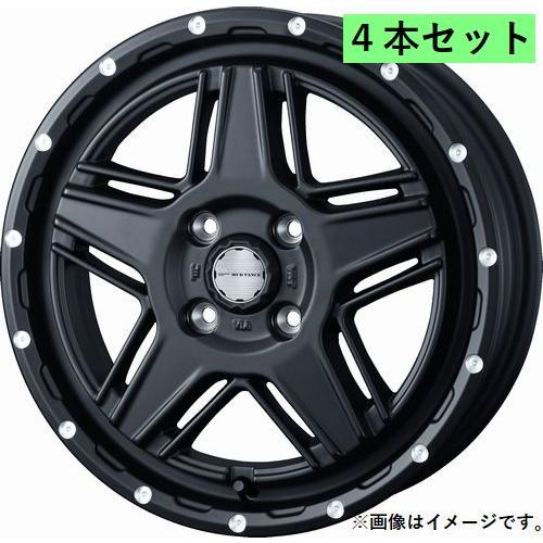 ウエッズ Weds 15X4.5J+45 PCD100 BLK ホイール 1本 WEDS（ウェッズ） 個人宅発送可能 ウエッズ Weds 15X4.5J +45 4穴