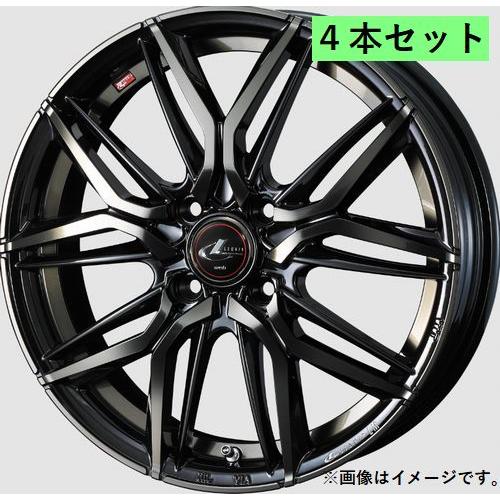 WEDS LEONIS 16×6J 100×4穴 4本 WEDS（ウェッズ） 個人宅発送可能 ウエッズ Weds 16X6.0J +50 4穴