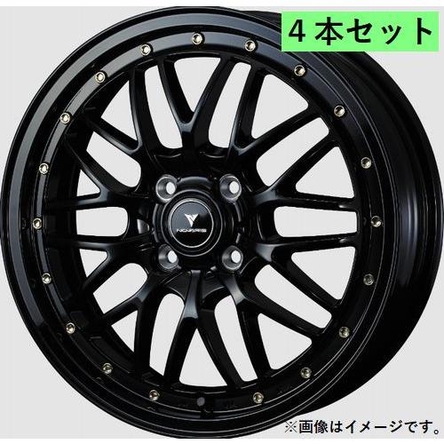 ウエッズ Weds 15X4.5J+45 PCD100 BLK ホイール 1本 WEDS（ウェッズ） 個人宅発送可能 ウエッズ 15X4.5J +45 4穴 PCD100
