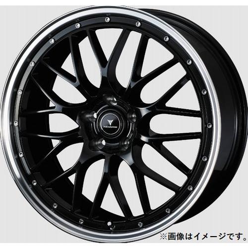 個人宅発送可能 Weds 20X8.5J +45 5穴 PCD114.3 BLK/P ホイール 1本