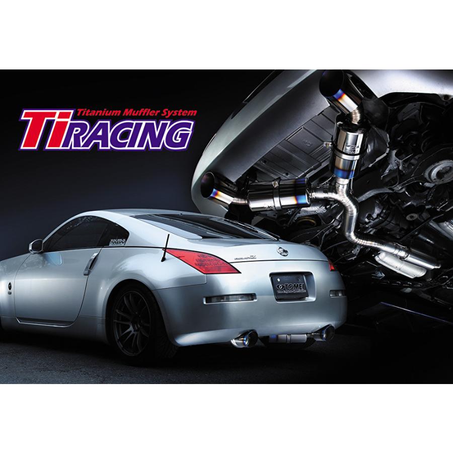 【個人宅発送可能】TOMEI 東名パワードTi RACING チタニウムマフラー フルチタン 軽量 フェアレディ Z33/350Z VQ35DE 日産 NISSAN (441004)｜venus-new-style