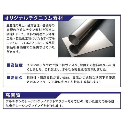 TOMEI POWERED 個人宅発送可能 東名パワード Ti RACING チタニウム 