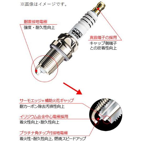 個人宅発送可能 HKS SUPER FIRE RACING スーパーファイヤーレーシング M35iL (NGK7番相当) ロングリーチタイプ 1本 (50003-M35iL)｜venus-new-style｜02