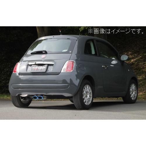 RAGAZZONサイレンサー・デュアルテール Fiat500 1.2 マフラー