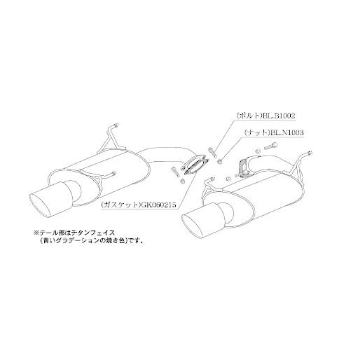 柿本改 個人宅発送可能 柿本 マフラー Class KR SUBARU スバル