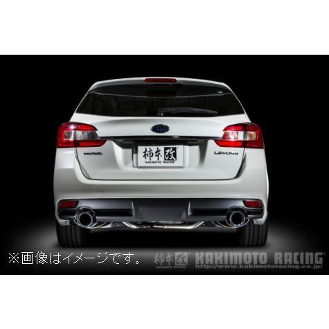 個人宅発送可能 柿本 マフラー Class KR リアピースのみ SUBARU レヴォーグ DBA-VM4 ターボ FB16 4WD CVT (B71353R)｜venus-new-style｜03