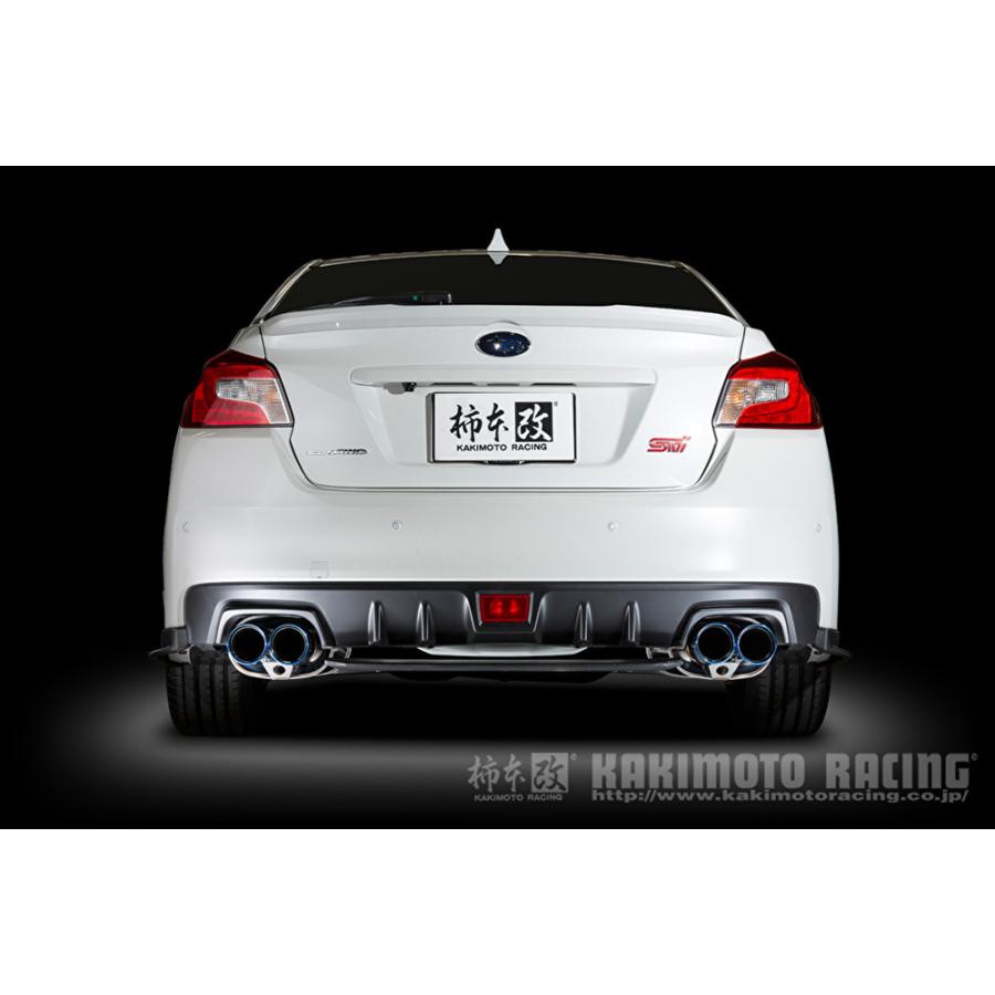 WRX VA系　柿本改ストレートマフラー　セット販売　純正中間ストレート 柿本改 柿本 改 マフラー WRX STI WRX S4 Regu.06 & R Dualセンター付
