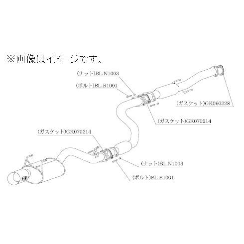 車 96Spec DC2 B18C インテR 柿本改 マフラー リアピースのみ