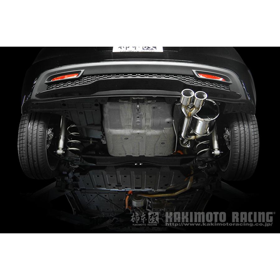 柿本改 個人宅発送可能 柿本 マフラー KRnoble Ellisse ブラックダイヤ 