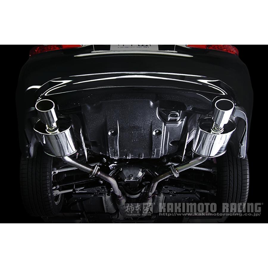 個人宅発送可能 柿本 マフラー KRnoble Ellisse クリスタル 日産 フーガ HY51 VQ35HR HM34 ハイブリッド リアピース (N52395A)の画像