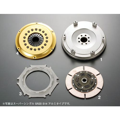 OS技研 スーパーシングル クラッチ アルミカバータイプ オーバーホールキット O/H Bセット TOYOTA トヨタ レビン トレノ TE27 2T-G
