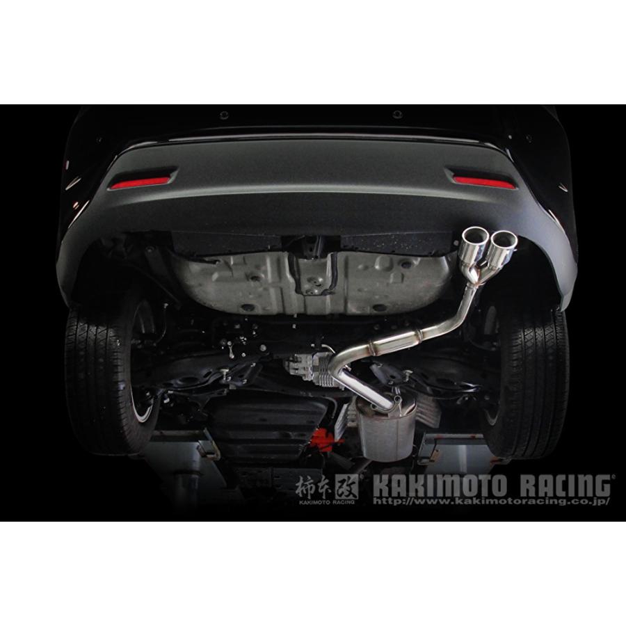 柿本改 個人宅発送可能 柿本 マフラー KRnoble Ellisse ブラックダイヤ 