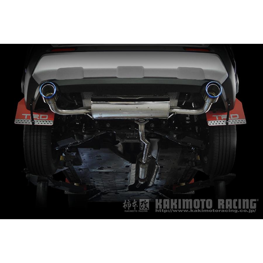 個人宅発送可能 柿本 マフラー Class KR チタンフェイステール TOYOTA トヨタ RAV4 MXAA54 M20A-FKS 2WD CVT (T713167C)の画像