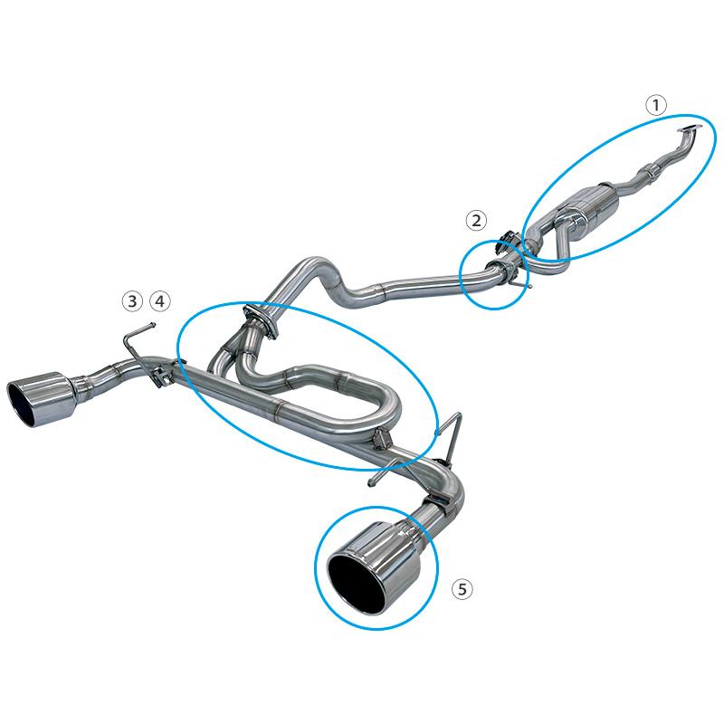 HKS 自動車関連業者直送限定 VIITS マフラー ABARTH アバルト HKS 自動車関連業者直送限定 VIITS マフラー ABARTH アバルト