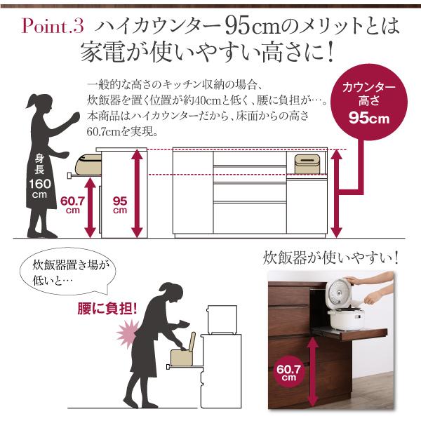 新入荷 開梱設置付き　4段引き出しの天然木ワイドキッチンカウンター Cherliz シェリーズ 幅180 【1027704096】(37391円)