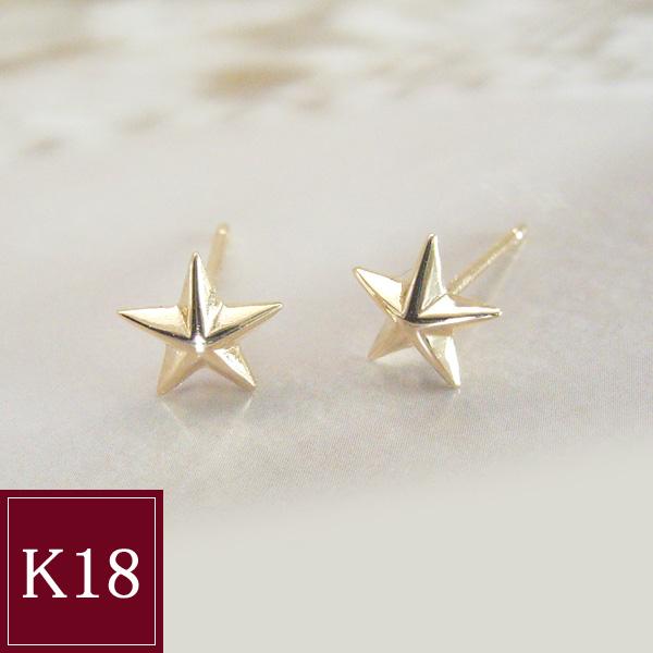 ヴィーナスジュエリー ピアス k18 18金 K18 星 スター 地金 2営業日