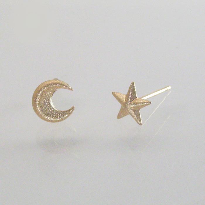 ヴィーナスジュエリー ピアス k18 18金 K18 アクセサリー 星 スター 月