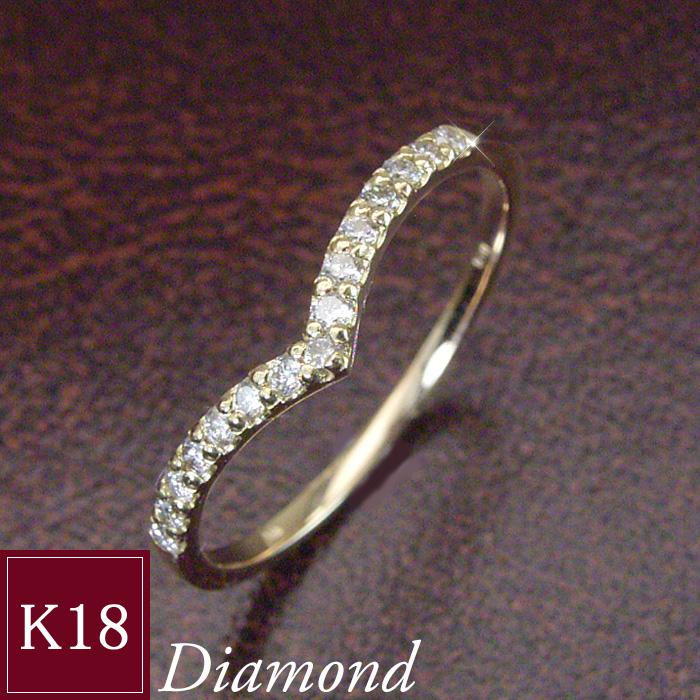 ヴィーナスジュエリー 指輪 リング 天然 ダイヤモンド K18 18金 k18 