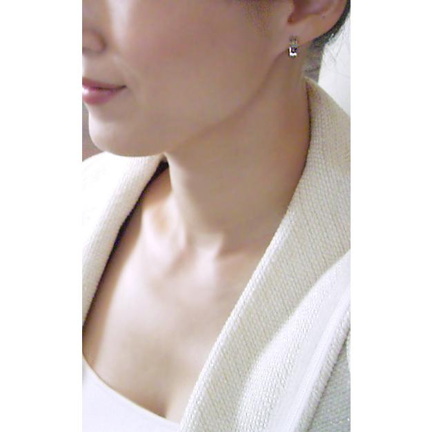 ピアス プラチナ アクセサリー ジュエリー プラチナ900 リーフ 花 フラワー 地金 6月29日前後の発送予定の画像
